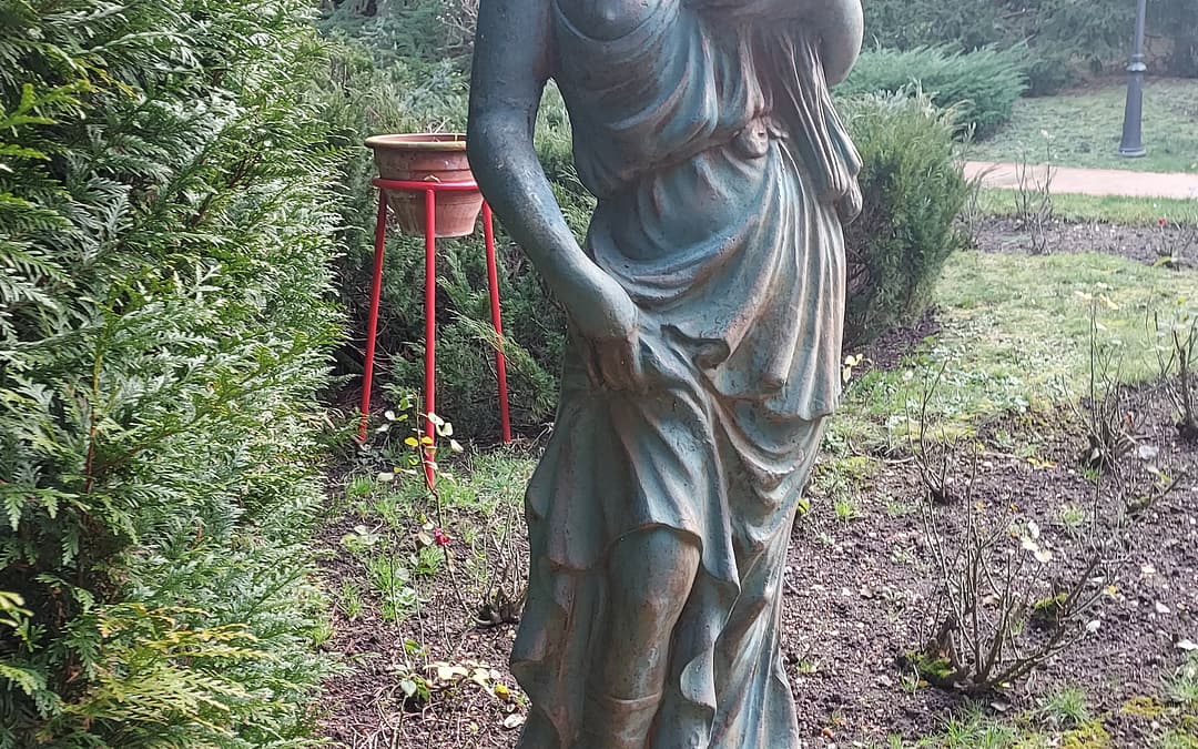 Statue en fonte, Bourgogne Nord